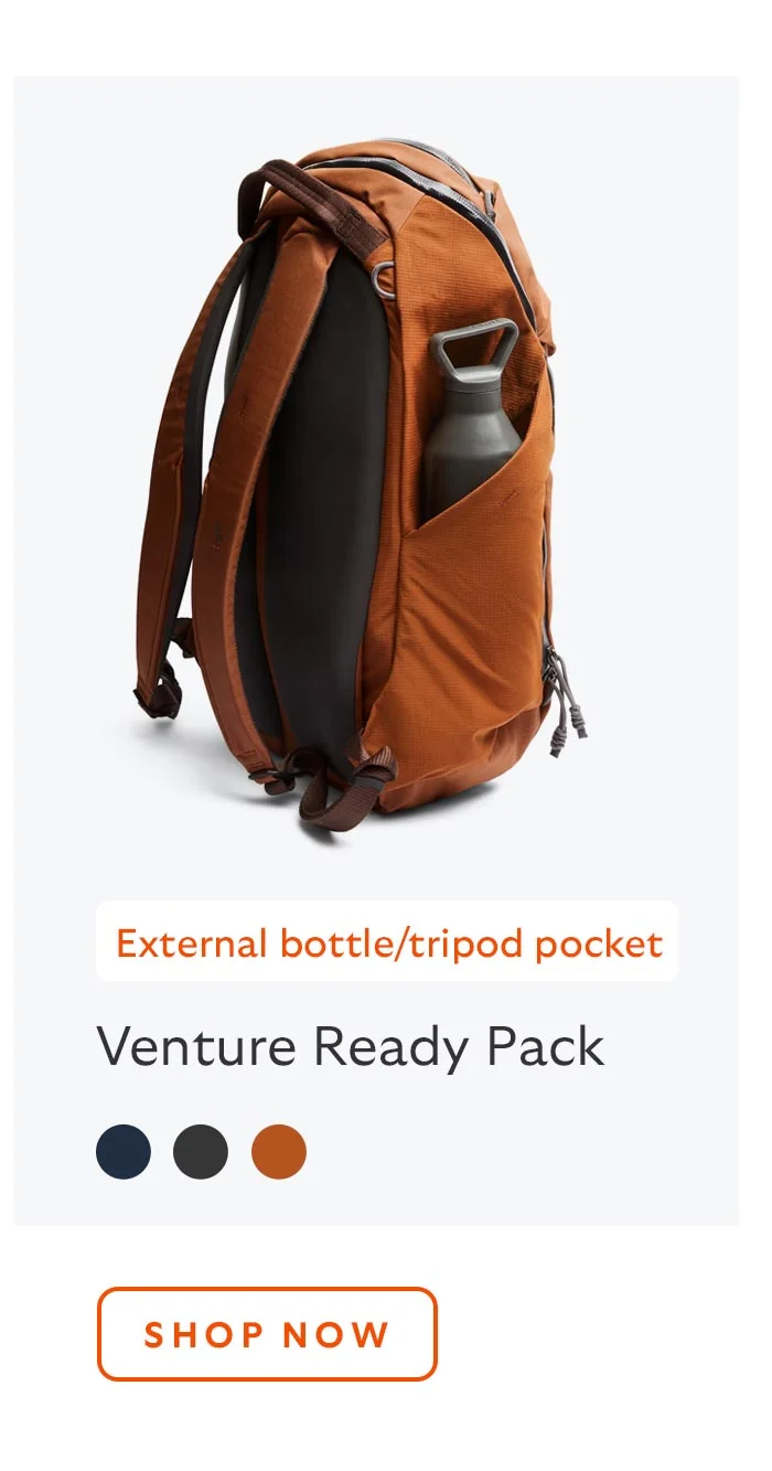Venture Ready Pack 26L – Bronze * External bottle/tripod pocket