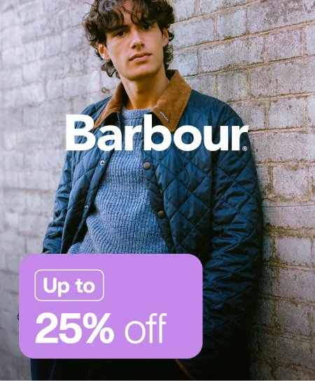 Up to 25% off on Barbour