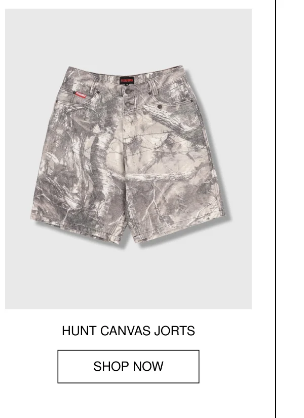 HUNT CANVAS JORTS | SHOP NOW