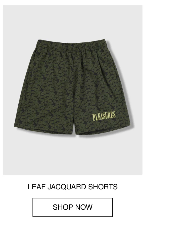 LEAF JACQUARD SHORTS | SHOP NOW