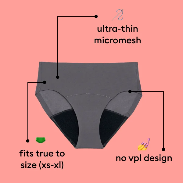 Ultra-thin micromesh, Fits true to size (XS-XL), No VPL design