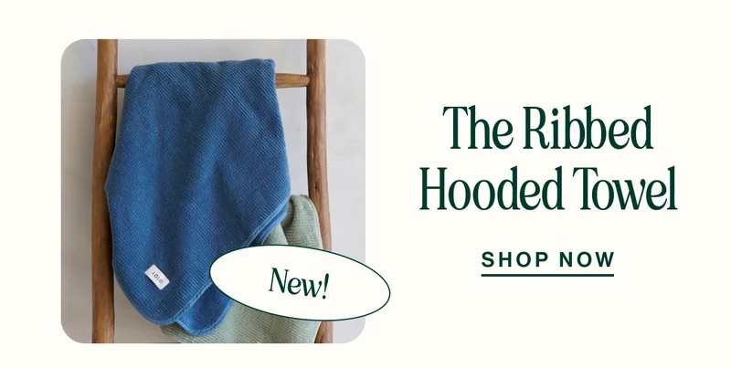 NEW! The Ribbed Hooded Towel- Shop Now