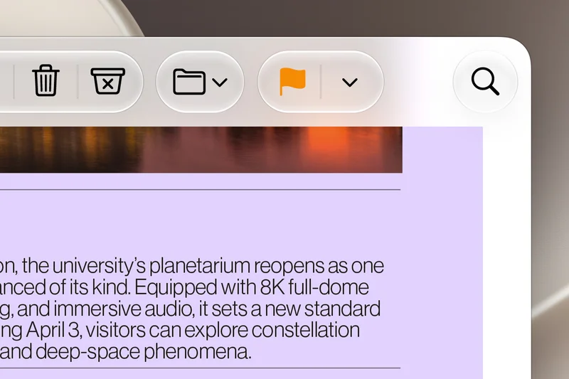 Mac screen displaying the Mail app