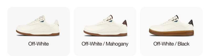 Off-White. Off-White / Mahogany. Off-White / Black.