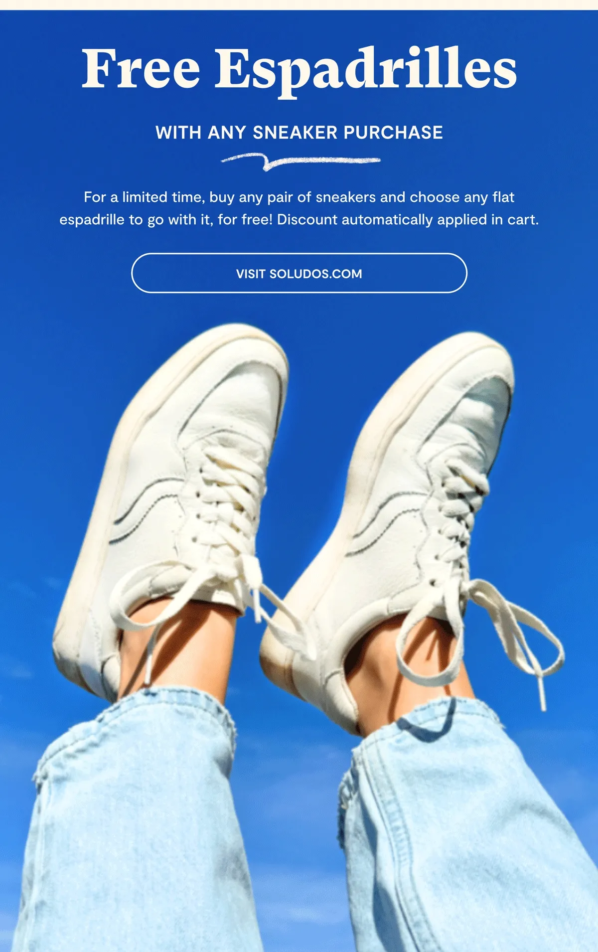 Free Espadrilles with Any Sneaker Purchase