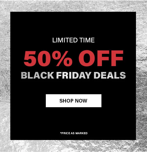 50% Off Black Friday Deals