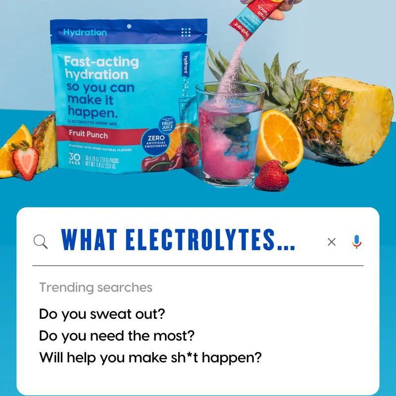 What electrolytes…