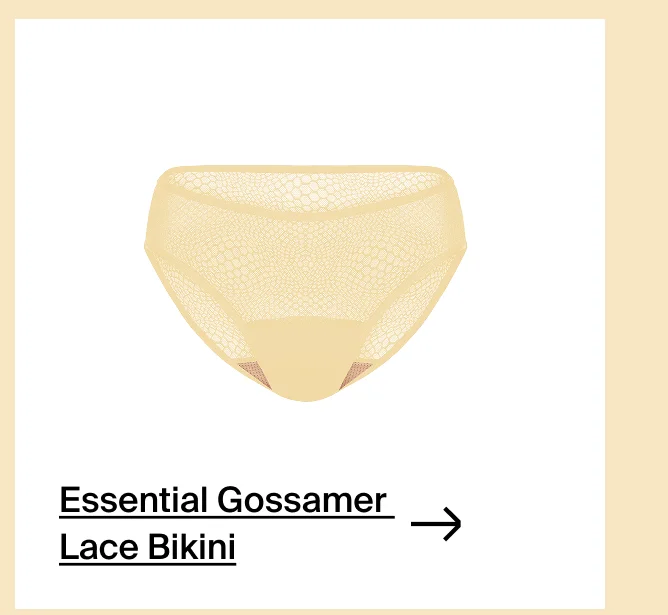 Essential Gossamer Lace Bikini.