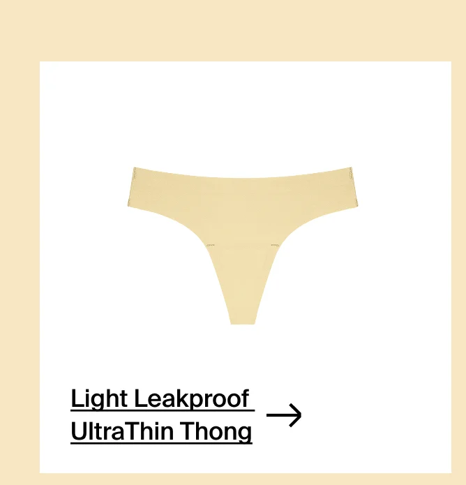 Light Leakproof UltraThin Thong.