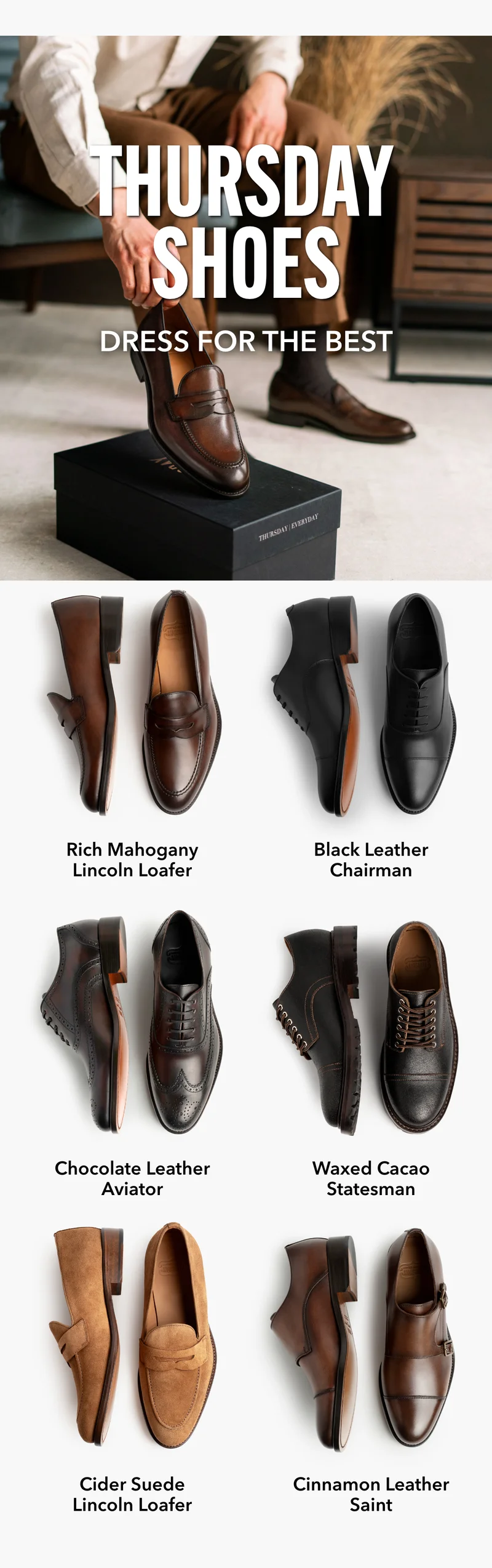 Thursday Men's Shoes Collections