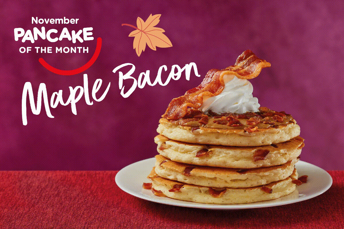 NOVEMBER PANCAKE OF THE MONTH: MAPLE BACON