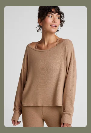 Let Loose Pullover in Desert Sand