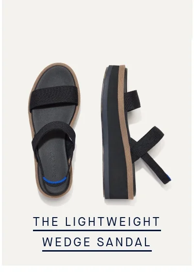 THE LIGHTWEIGHT WEDGE SANDAL