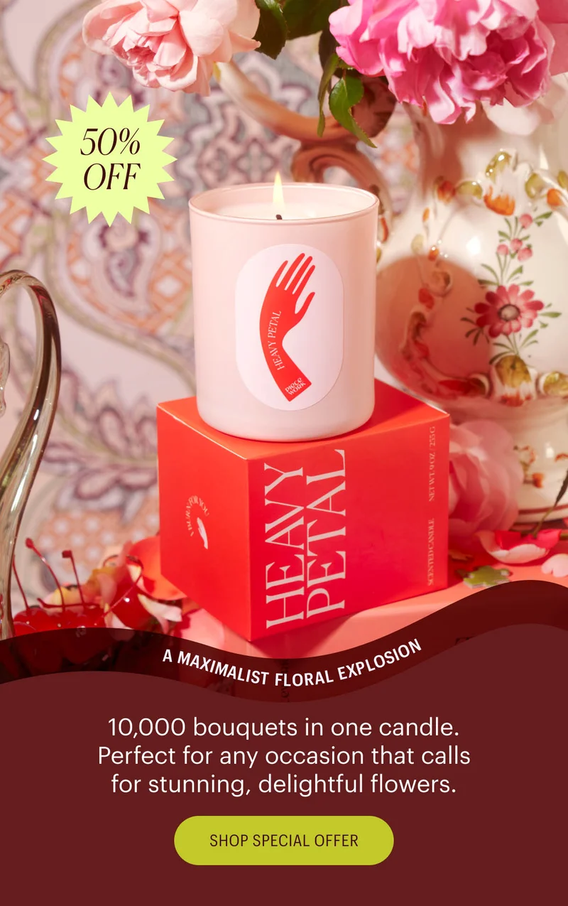 50% Off! 10,000 bouquets in one candle. Perfect for any occasion that calls for stunning, delightful flowers. Shop Special Offer