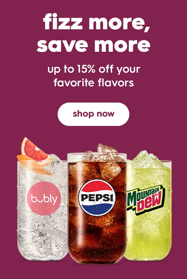 Up to 15% off your favorite flavors