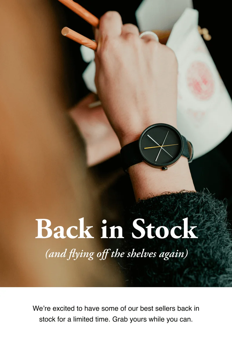 Shop Back In Stock