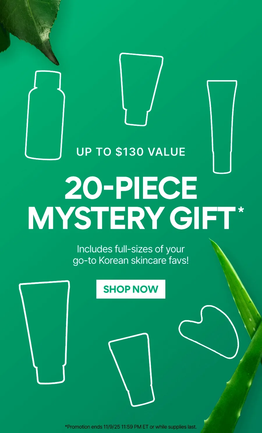 FREE 20-PIECE MYSTERY GIFT
