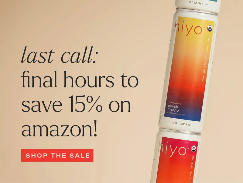 LAST CALL: FINAL HOURS TO SAVE 15% ON AMAZON. [SHOP THE SALE] (link)