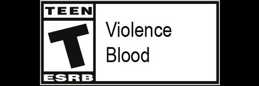 ESRB rating teen. Violence, blood