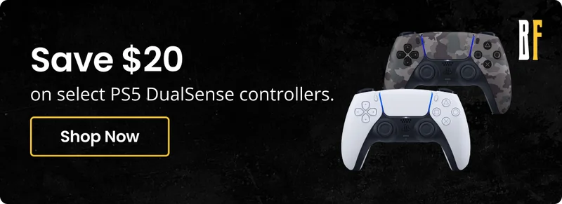 Save $20 on select PS5 DualSense controllers. Shop Now