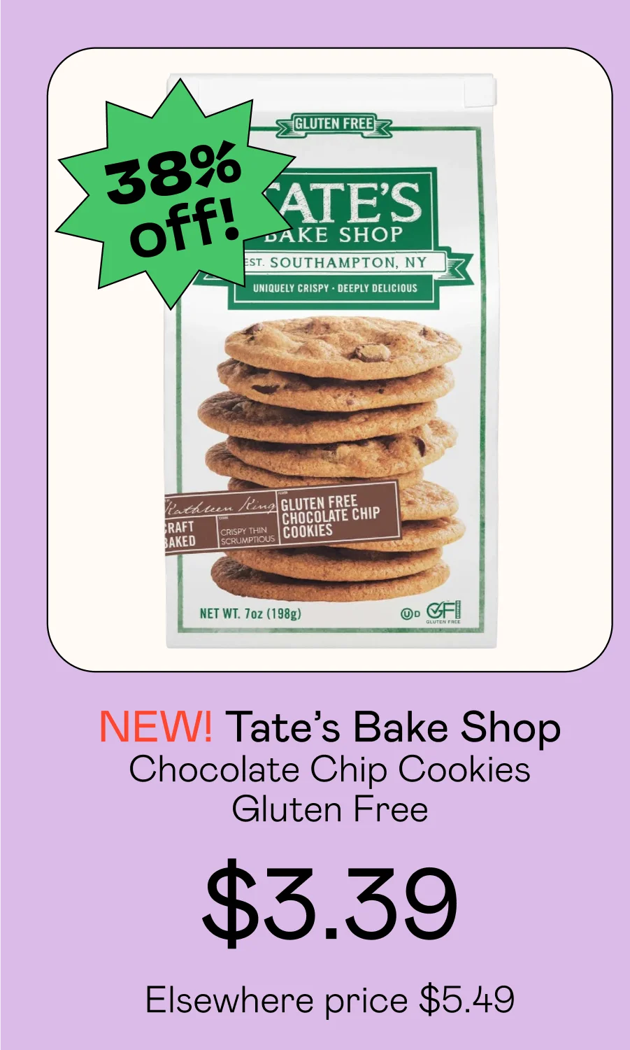 Gluten Free Chocolate Chip Cookies