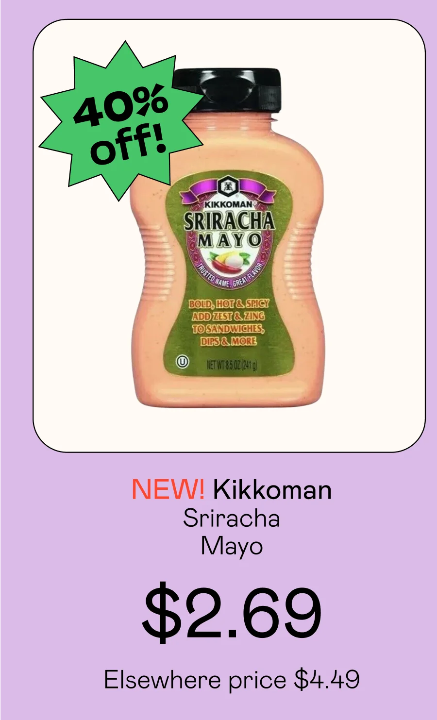 Kikkoman Sriracha Mayo