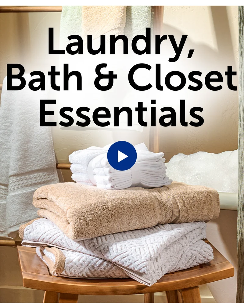 Laundry, Bath & Closet Essentials Video