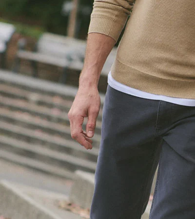 Flex Terry Slim Straight Pant
