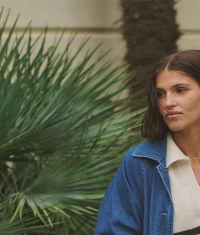 Hayes Denim Trench