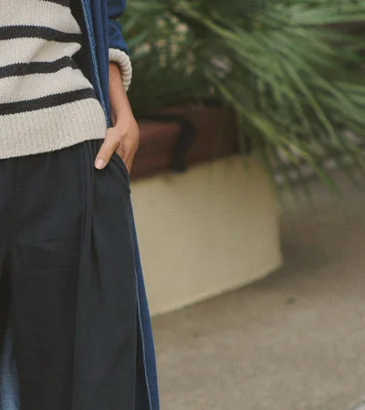 Hayes Denim Trench