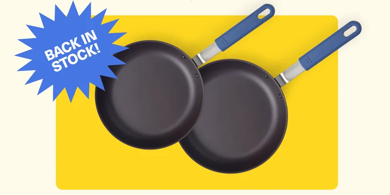 Back in stock! Shop our fan-favorite Carbon Steel pans