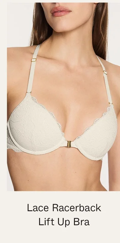 Lace Racerback Lift Up Bra