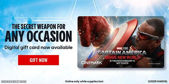 MARVEL STUDIOS CAPTAIN AMERICA: BRAVE NEW WORLD | THE SECRET WEAPON FOR ANY OCCASION | DIGITAL GIFT CARD NOW AVAILABLE | GIFT NOW >