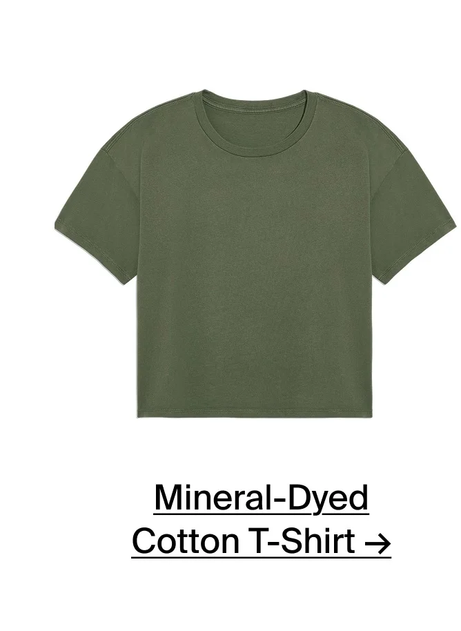 Mineral-Dyed Cotton T-Shirt →