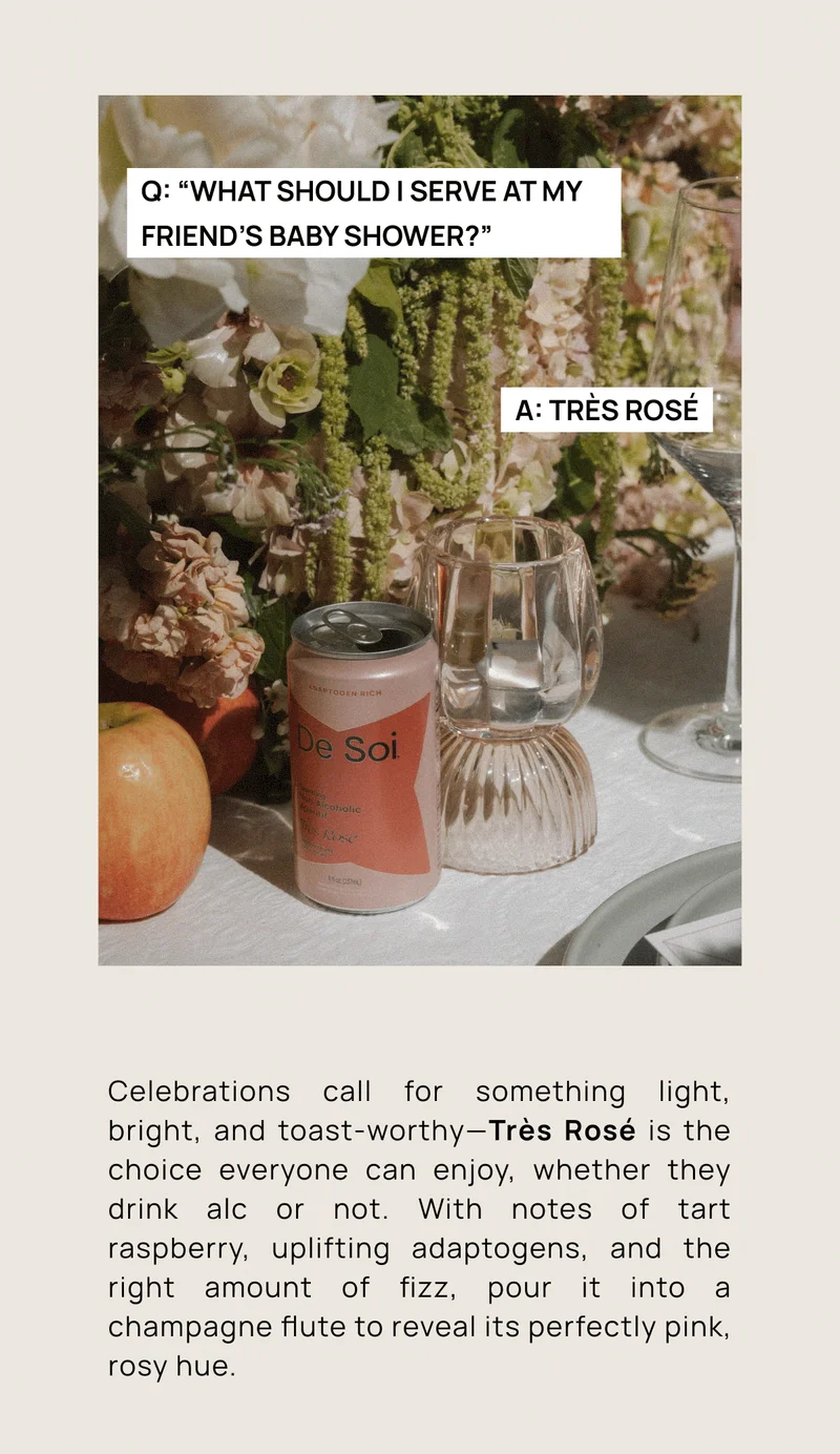 Q: “What should I serve at my friend’s baby shower?” | A: Très Rosé