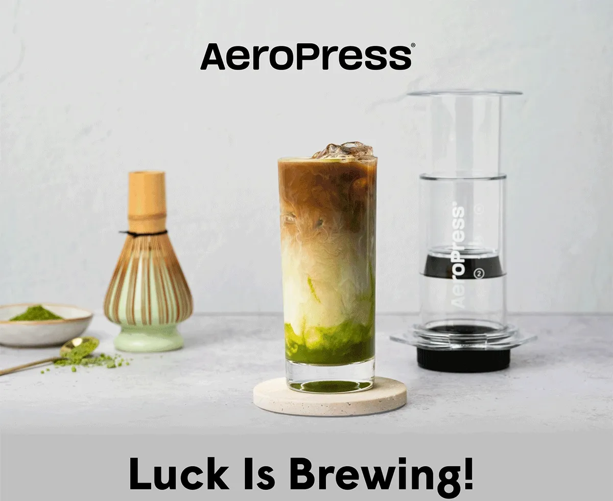 Luck is brewing! Save 20% off the flow control filter cap!