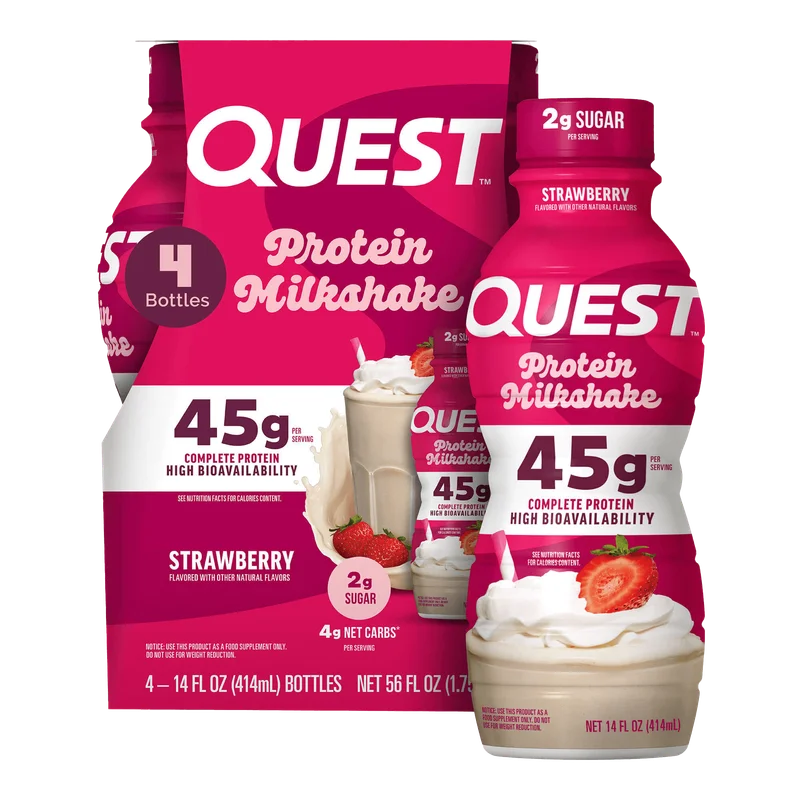 Image of Strawberry 45g Protein Milkshake
