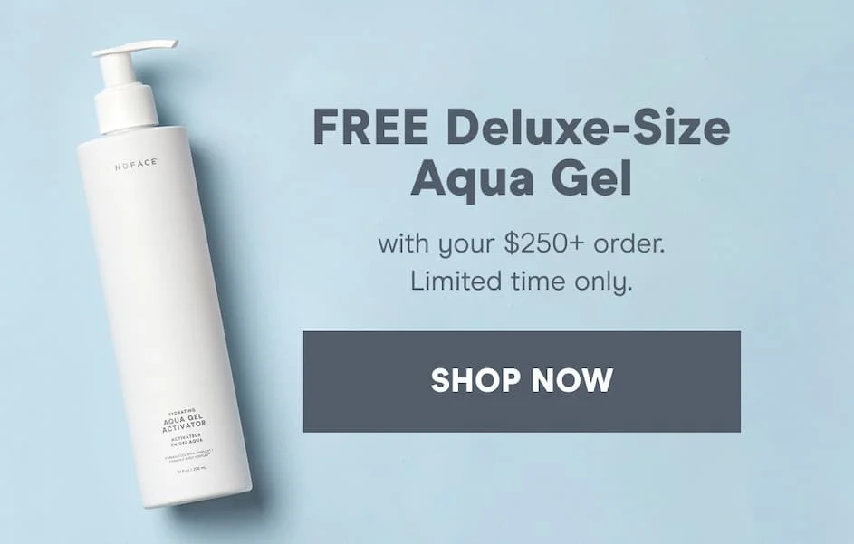 FREE Deluxe-Size Aqua Gel with your $250+ order. Limited time only.