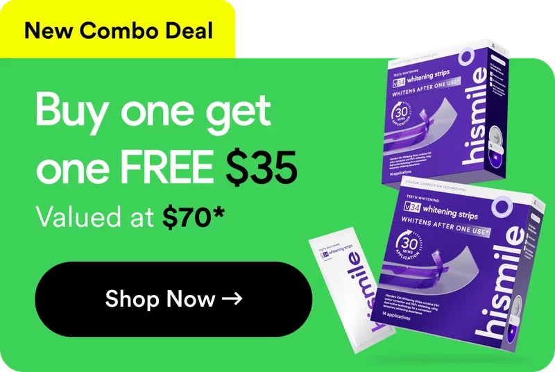 Add any item to cart to unlock this offer! Buy one get one FREE V34 Whitening Strips!