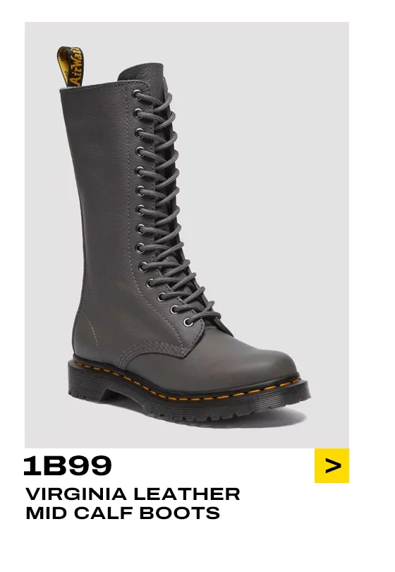 1B99 Virginia Leather Mid Calf Boots