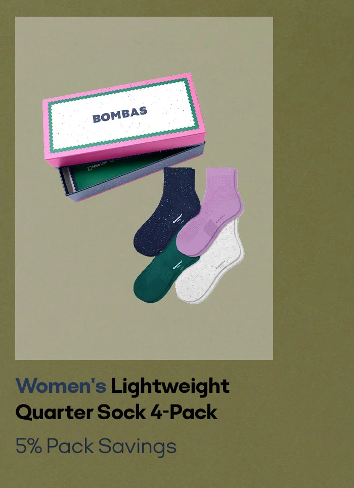 Women's Lightweight Quarter Sock 4-Pack 5% Pack Savings