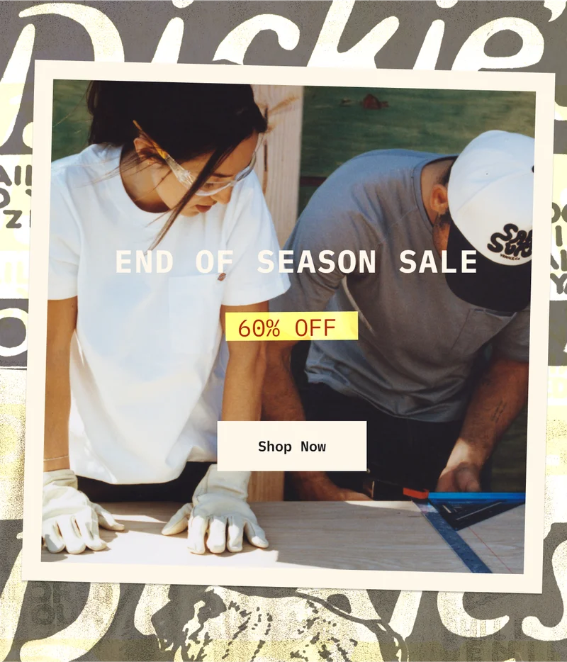END OF SEASON SALE. 60% OFF. SHOP NOW.