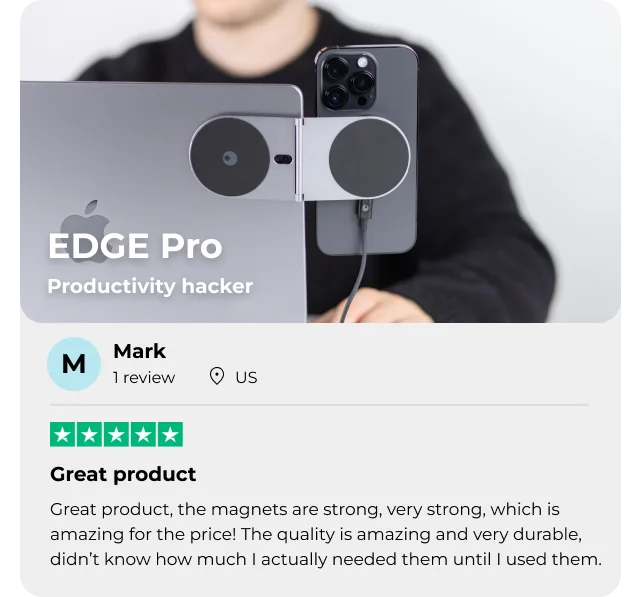 Great product Great product, the magnets are strong, very strong, which is amazing for the price! The quality is amazing and very durable, didn’t know how much I actually needed them until I used them. -Mark