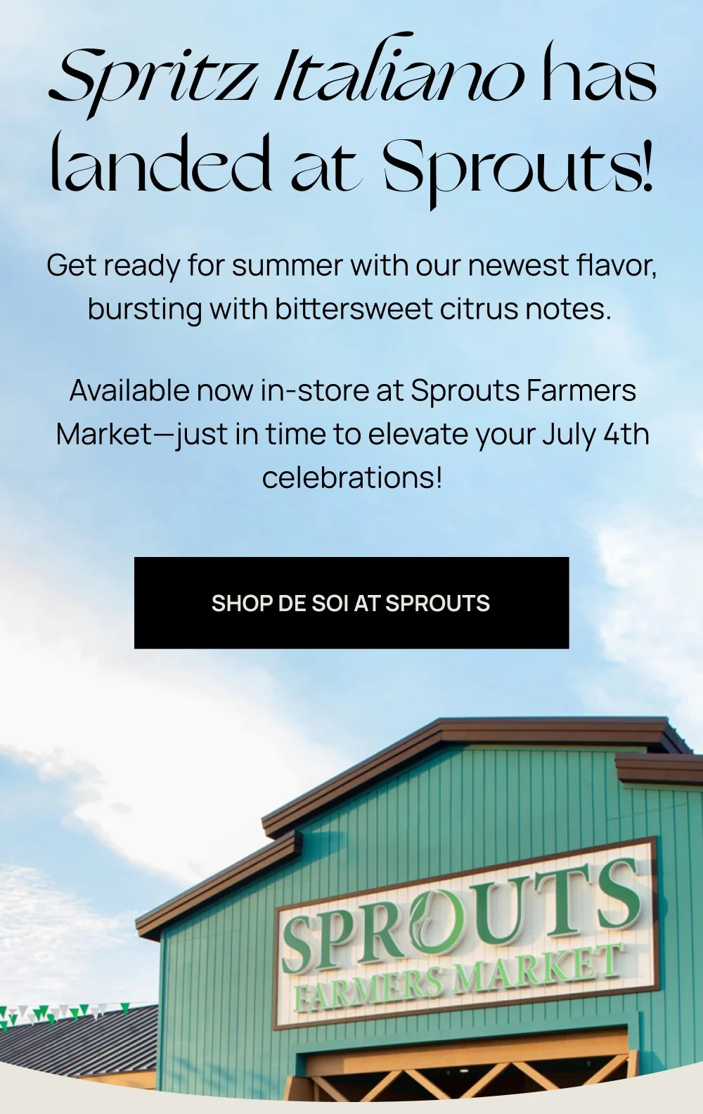 Spritz Italiano has landed at Sprouts!