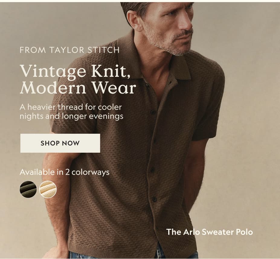 Vintage Knit, Modern Wear // the aria sweater polo