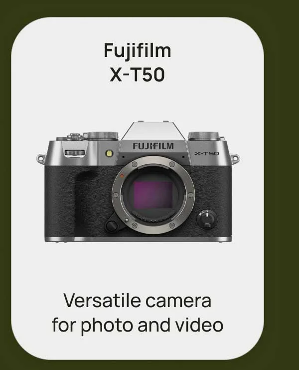 Fujifilm X-T50 - Versatile camera for photo and video