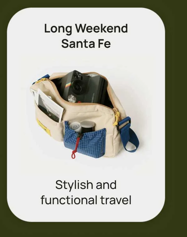 Long Weekend Santa Fe - Stylish and functional travel