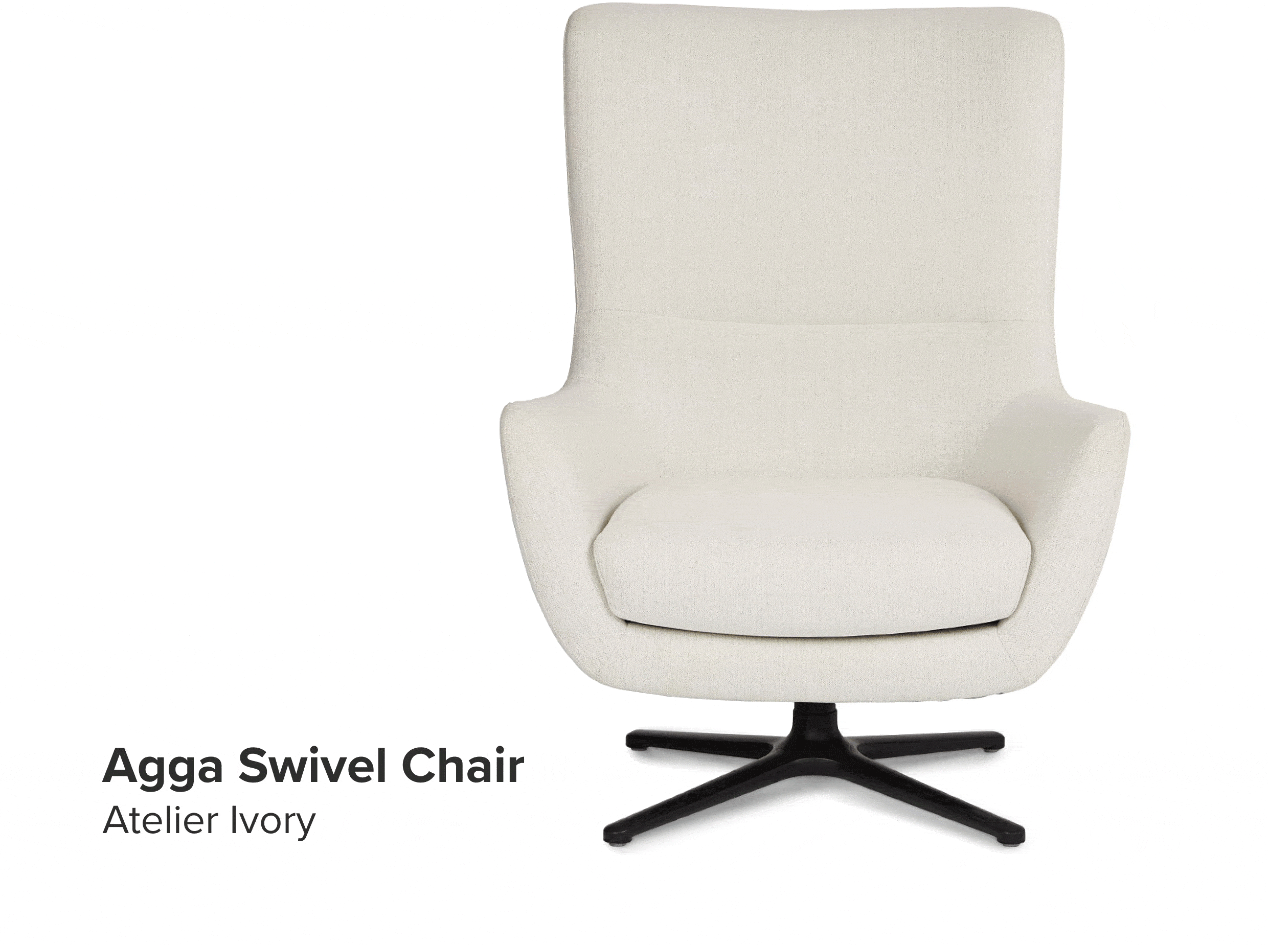 Agga Swivel Chair.