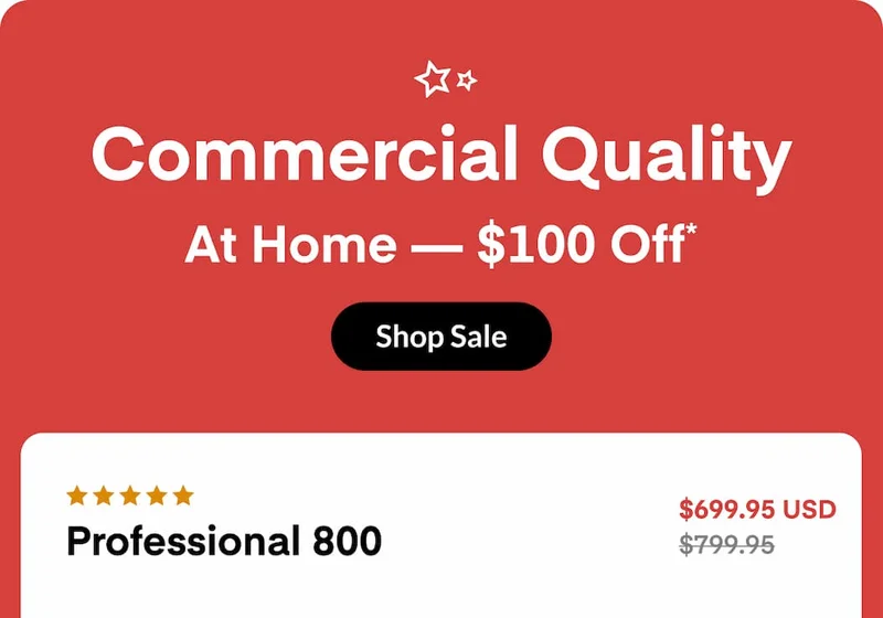 Presidents Day Sale: $100 Off the Professional 800