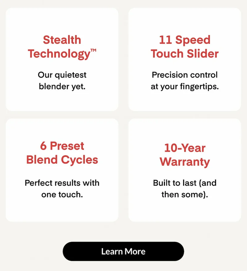 Features: Stealth Technology, Speed Slider, Preset Cycles, 10 Year Warranty